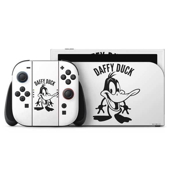 Looney Tunes Daffy Duck Big Head Nintendo Switch 2 (2025) with Joy-Con Skin