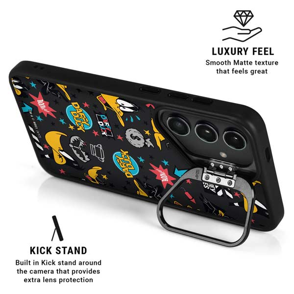 Looney Tunes Daffy Duck Patches Galaxy S26 Ultra Kickstand Case