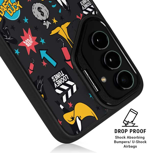 Looney Tunes Daffy Duck Patches Galaxy S26 Ultra Kickstand Case