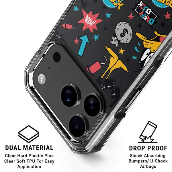 Looney Tunes Daffy Duck Patches iPhone 17 Pro MagSafe Case