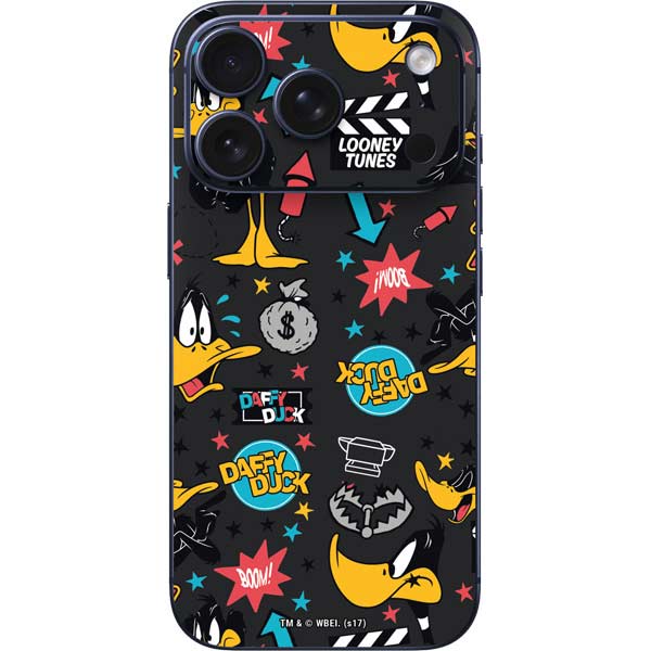 Looney Tunes Daffy Duck Patches iPhone 17 Pro Max Skin