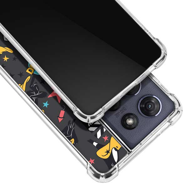 Looney Tunes Daffy Duck Patches Moto G 5G (2025) Clear Case