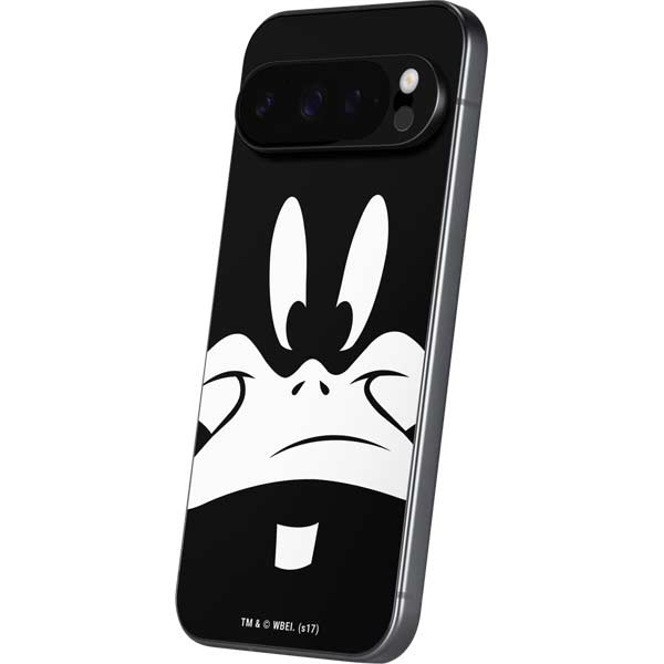 Looney Tunes Daffy Duck Plain Black and White Google Pixel 10 Pro XL Skin