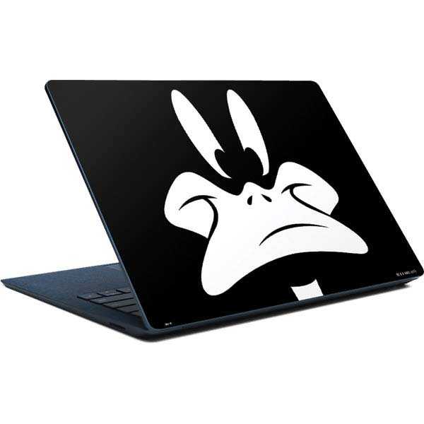 Looney Tunes Daffy Duck Plain Black and White Surface Laptop Skin