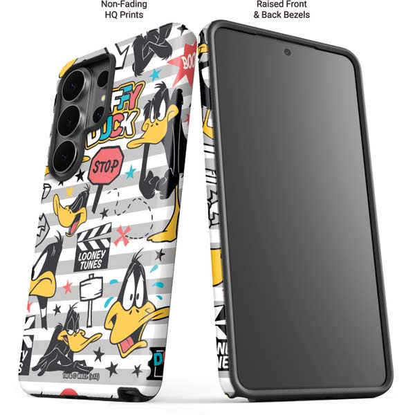 Looney Tunes Daffy Duck Striped Patches Galaxy S26 Ultra Impact Case