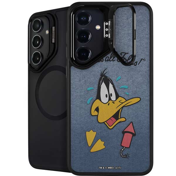 Looney Tunes Daffy Duck Thats All Folks Galaxy S26 Plus Kickstand Case