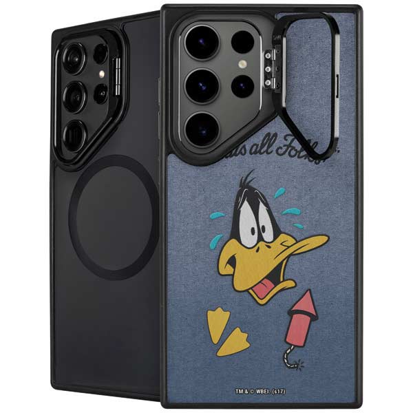 Looney Tunes Daffy Duck Thats All Folks Galaxy S26 Ultra Kickstand Case