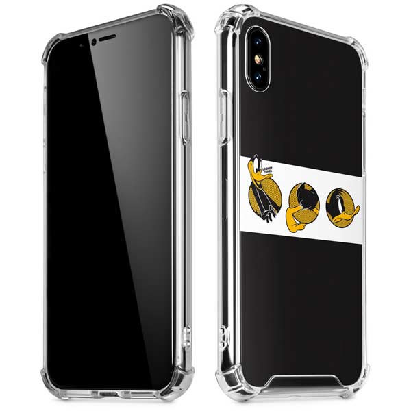 Looney Tunes Daffy Duck Three Circles iPhone X/XS Clear Case