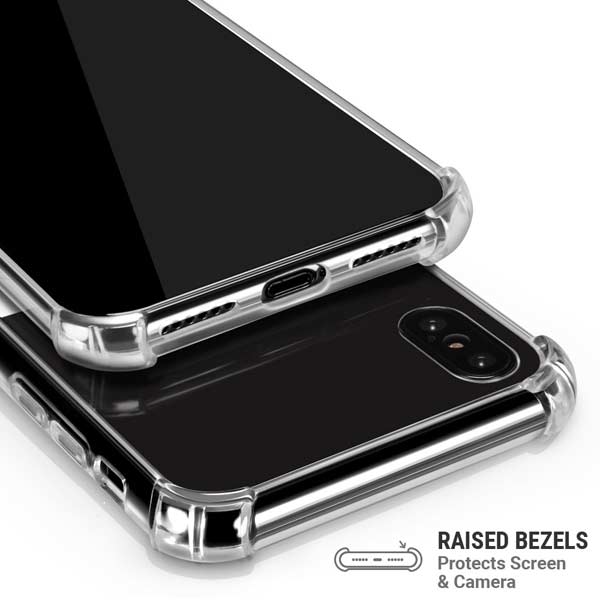 Looney Tunes Daffy Duck Three Circles iPhone X/XS Clear Case