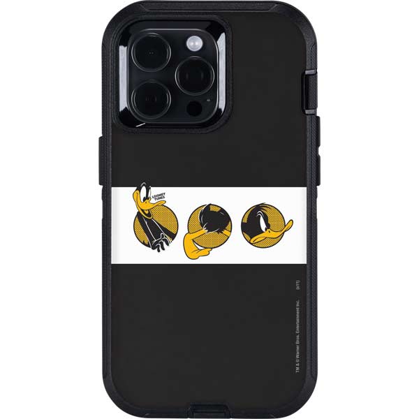 Looney Tunes Daffy Duck Three Circles Otterbox Defender iPhone Skin