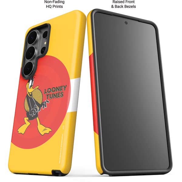 Looney Tunes Daffy Duck Yellow Stripes Galaxy S26 Ultra Impact Case