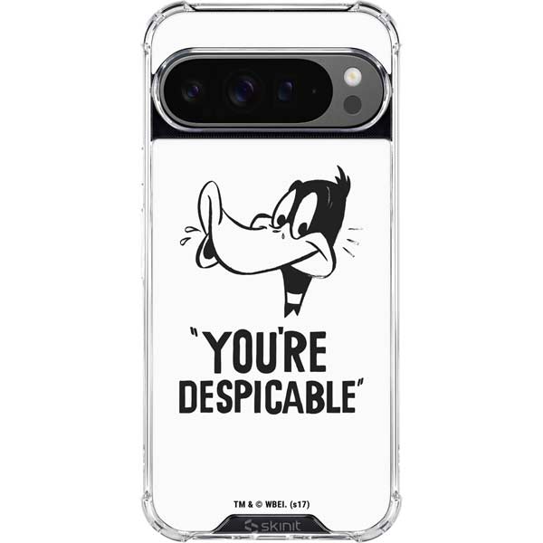 Looney Tunes Daffy Duck Youre Despicable Google Pixel 10 Pro Clear Case
