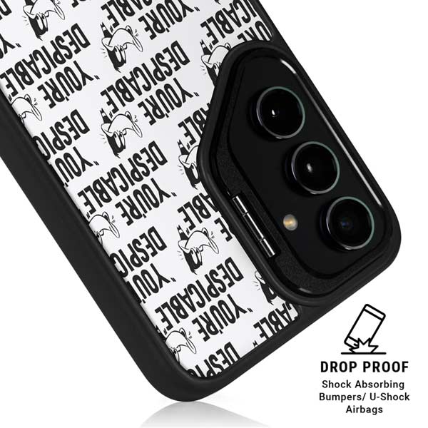 Looney Tunes Daffy Duck Youre Despicable Grid Galaxy S26 Ultra Kickstand Case