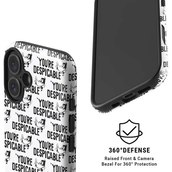 Looney Tunes Daffy Duck Youre Despicable Grid iPhone 16 Magsafe Impact Case