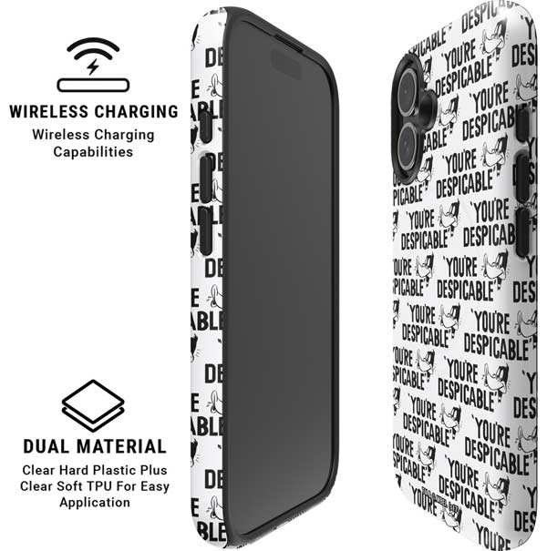 Looney Tunes Daffy Duck Youre Despicable Grid iPhone 16 Magsafe Impact Case
