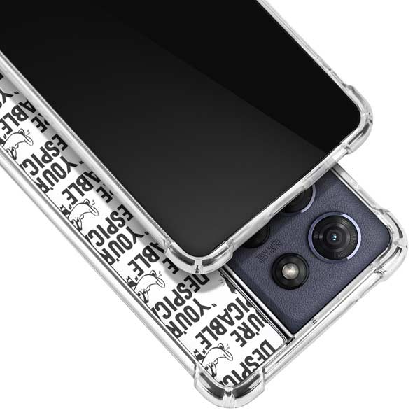 Looney Tunes Daffy Duck Youre Despicable Grid Moto G 5G (2025) Clear Case