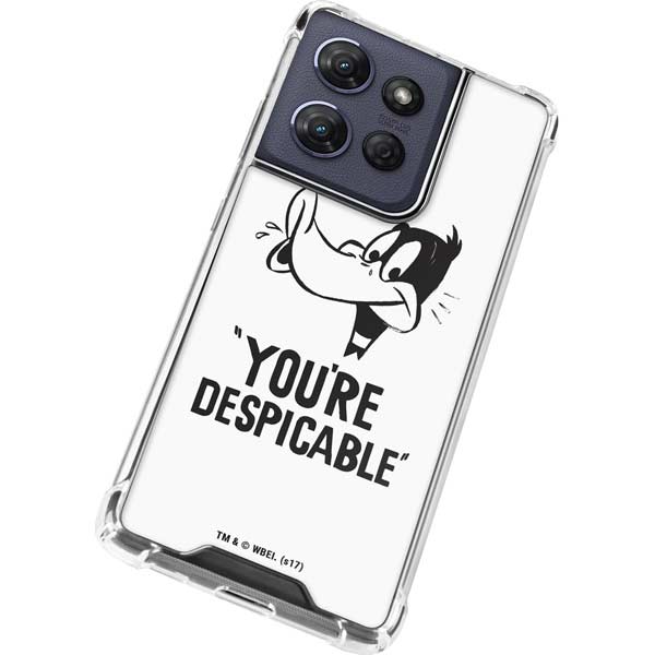 Looney Tunes Daffy Duck Youre Despicable Moto G 5G (2025) Clear Case