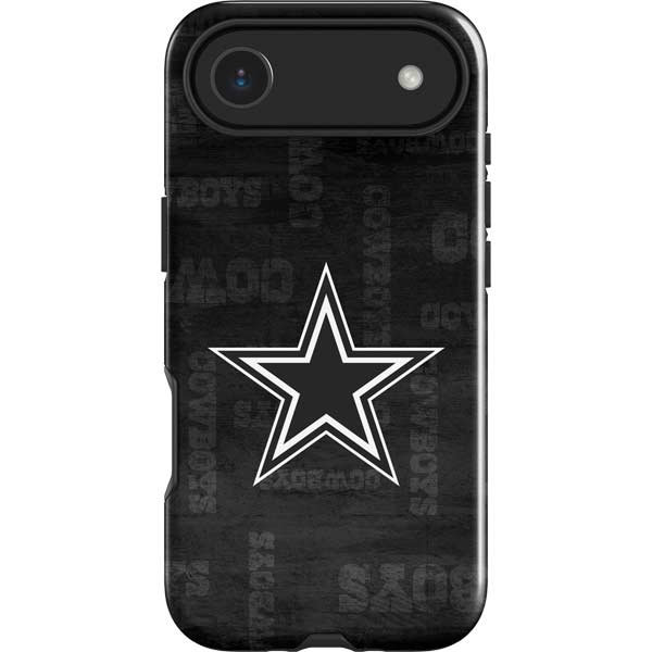 NFL Dallas Cowboys Black & White iPhone 17 Air Impact Case