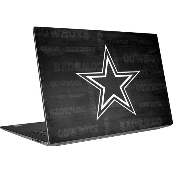 NFL Dallas Cowboys Black & White Dell XPS Skin