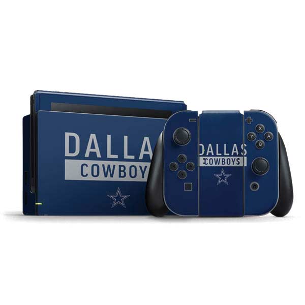NFL Dallas Cowboys Blue Performance Series Nintendo Skins