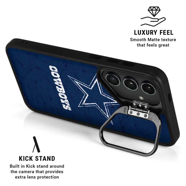 NFL Dallas Cowboys Distressed Galaxy S26 Plus Kickstand Case