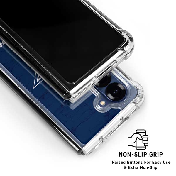 NFL Dallas Cowboys Distressed Galaxy Z Fold7 Clear Case
