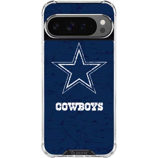 NFL Dallas Cowboys Distressed Google Pixel 10 Pro XL Clear Case