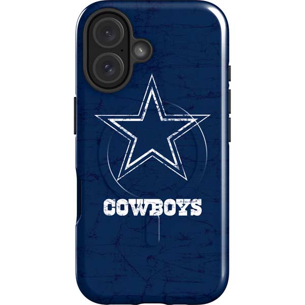 NFL Dallas Cowboys Distressed iPhone 16 Plus Magsafe Impact Case