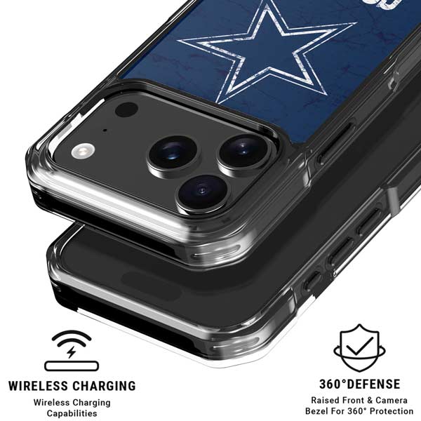 NFL Dallas Cowboys Distressed iPhone 17 Pro MagSafe Case