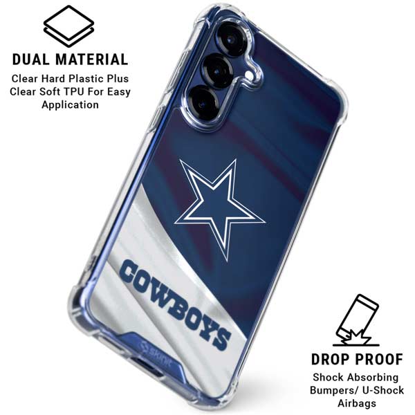 NFL Dallas Cowboys Galaxy S25 Plus Clear Case