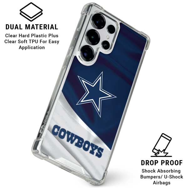 NFL Dallas Cowboys Galaxy S26 Ultra Clear Case