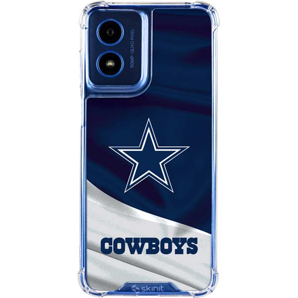 NFL Dallas Cowboys Moto G Play 4G (2024) Clear Case NFL Dallas Cowboys Moto G Play 4G (2024) Clear Case
