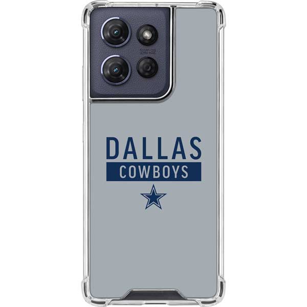 NFL Dallas Cowboys Silver Performance Series Moto G 5G (2025) Clear Case