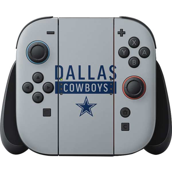 NFL Dallas Cowboys Silver Performance Series Nintendo Skins