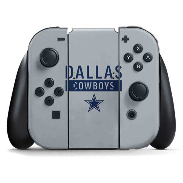 NFL Dallas Cowboys Silver Performance Series Nintendo Skins