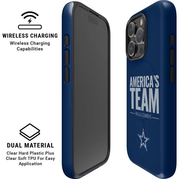 NFL Dallas Cowboys Team Motto iPhone 16 Pro Max Magsafe Impact Case