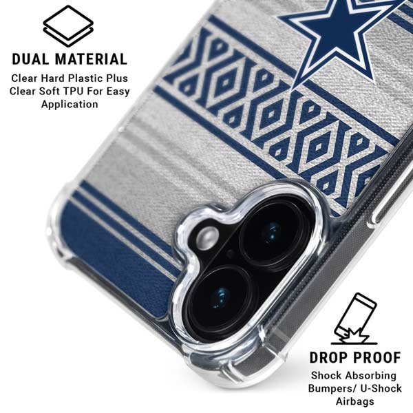 NFL Dallas Cowboys Trailblazer iPhone 17 Clear Case