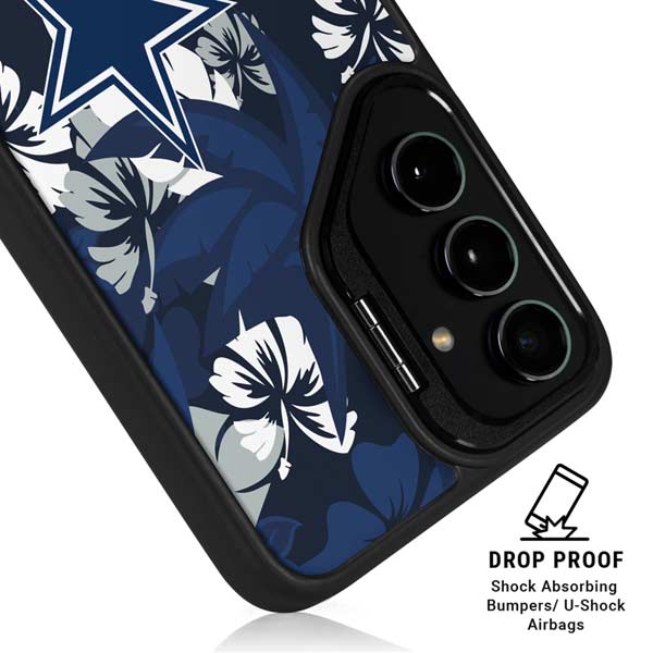NFL Dallas Cowboys Tropical Print Galaxy S26 Ultra Kickstand Case