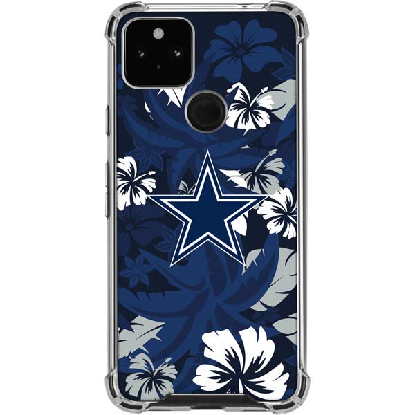 NFL Dallas Cowboys Tropical Print Pixel Cases