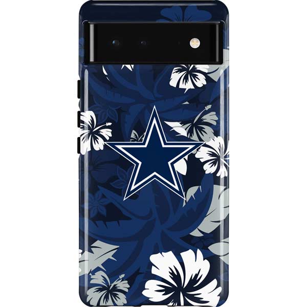 NFL Dallas Cowboys Tropical Print Pixel Cases
