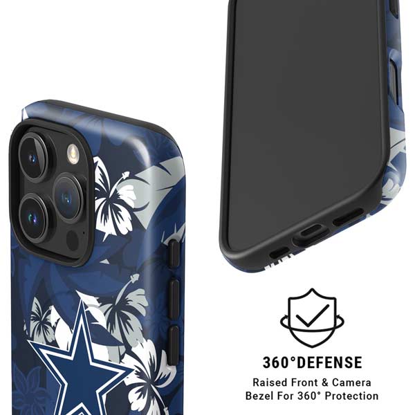 NFL Dallas Cowboys Tropical Print iPhone 16 Pro Magsafe Impact Case