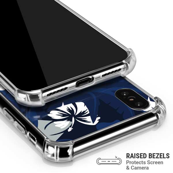 NFL Dallas Cowboys Tropical Print iPhone X/XS Clear Case