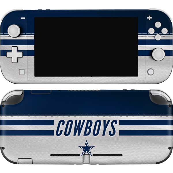 NFL Dallas Cowboys White Striped Nintendo Skins