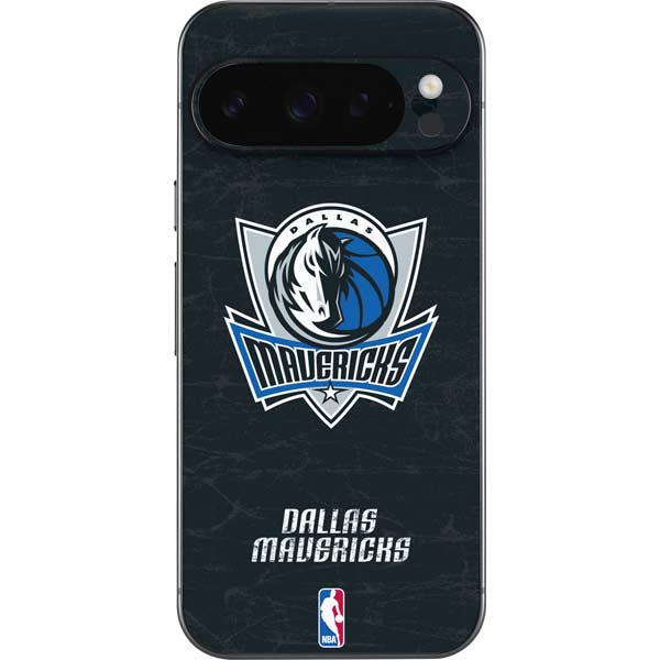 NBA Dallas Mavericks Black Primary Logo Google Pixel 10 Pro XL Skin