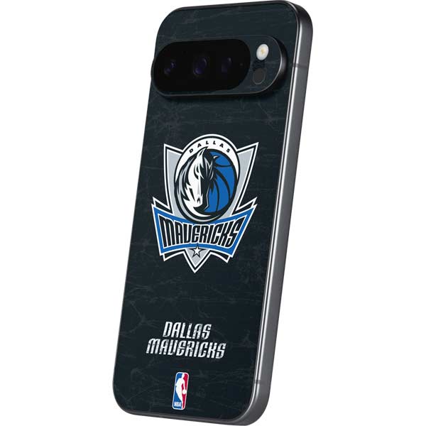 NBA Dallas Mavericks Black Primary Logo Google Pixel 10 Pro XL Skin