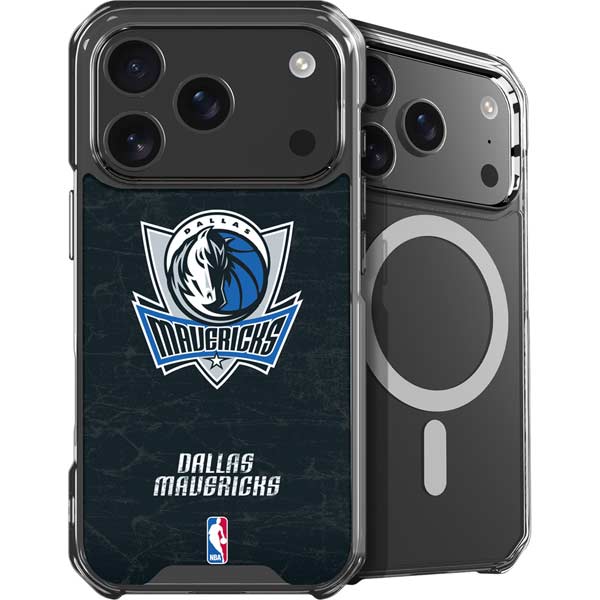 NBA Dallas Mavericks Black Primary Logo iPhone 17 Pro MagSafe Case