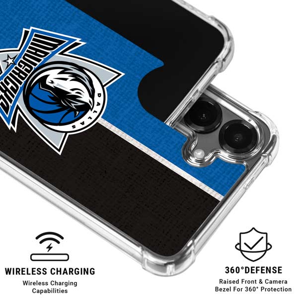 NBA Dallas Mavericks Canvas Galaxy S26 Clear Case