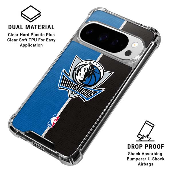 NBA Dallas Mavericks Canvas Google Pixel 10 Pro XL Clear Case