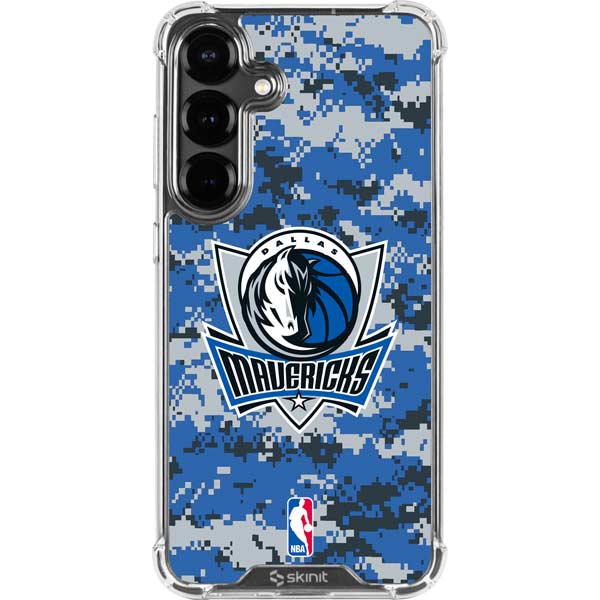 NBA Dallas Mavericks Digi Camo Galaxy S26 Plus Clear Case