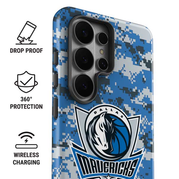 NBA Dallas Mavericks Digi Camo Galaxy S26 Ultra Impact Case